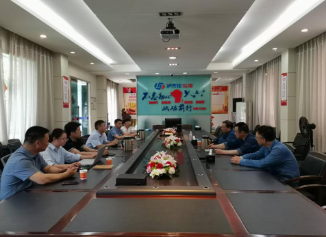 弘旭公司與達州玖源新材料公司進行市場拓展交流