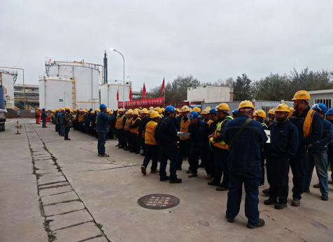 最大晨會(huì)！弘旭公司和寧大修項(xiàng)目部組織安全晨會(huì)